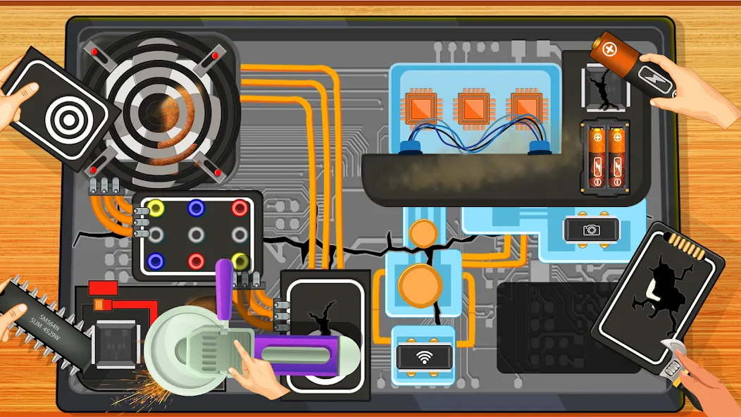 Electronics Repair Master [МОД Бесконечные монеты] Screenshot 1