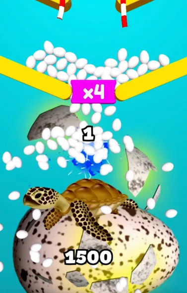 Eggs & Chickens: Cut Rope Game (Яйца и куры) [МОД Unlimited Money] Screenshot 2