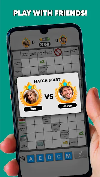 Wordgrams - Crossword & Puzzle (Вордграмс) [МОД Много монет] Screenshot 4