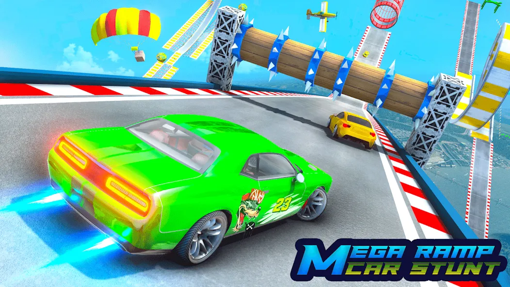 Ramp Car Games: GT Car Stunts (Рамп Кар Игры) [МОД Бесконечные монеты] Screenshot 2