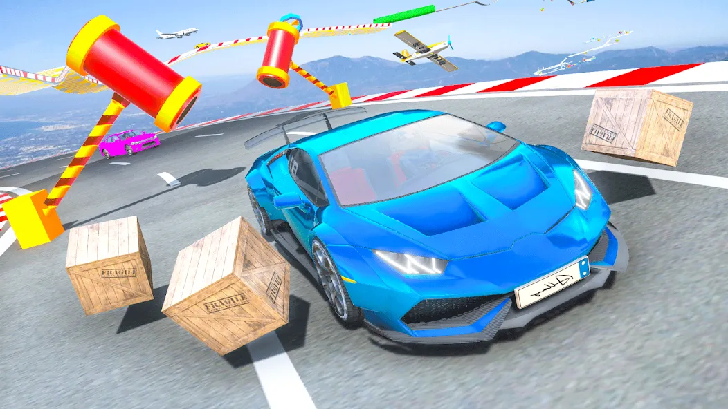 Ramp Car Games: GT Car Stunts (Рамп Кар Игры) [МОД Бесконечные монеты] Screenshot 4