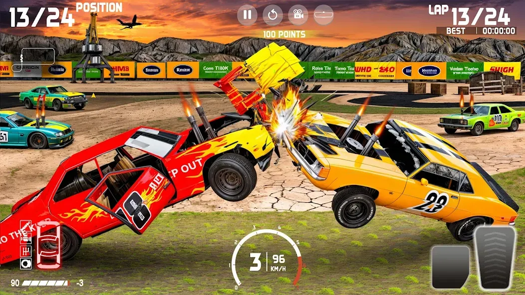 Demolition Derby: Car Games [МОД Menu] Screenshot 1