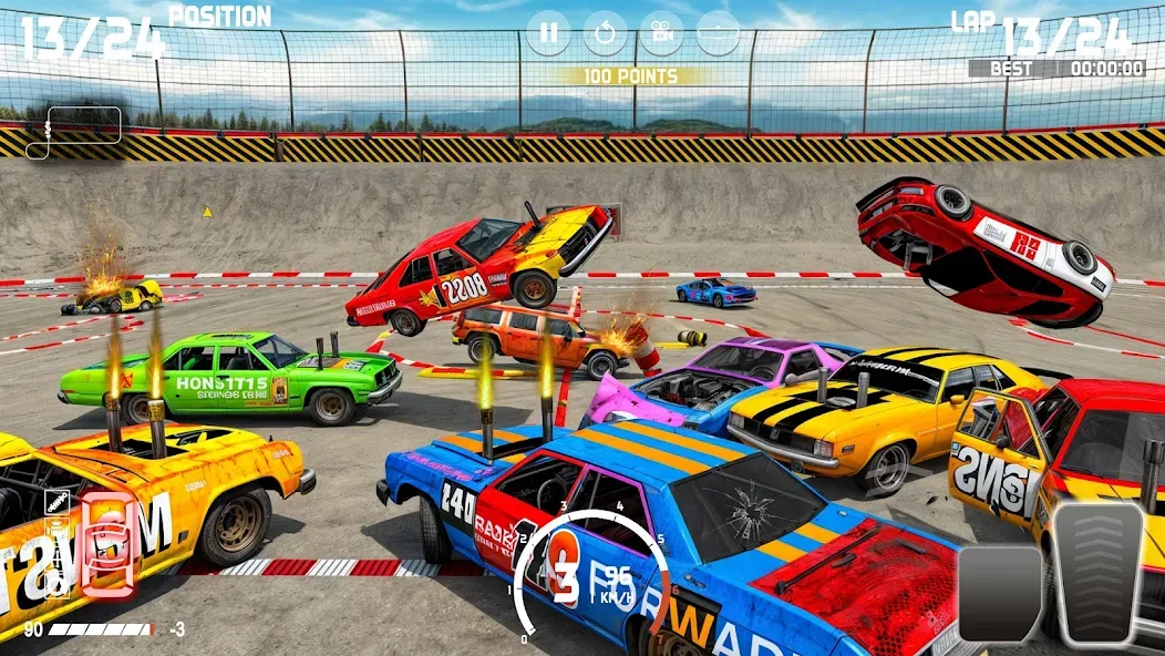 Demolition Derby: Car Games [МОД Menu] Screenshot 2