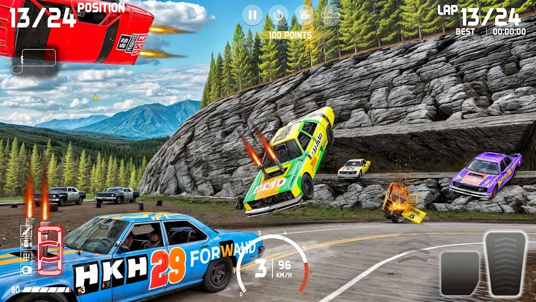 Demolition Derby: Car Games [МОД Menu] Screenshot 3