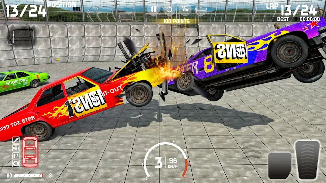 Demolition Derby: Car Games [МОД Menu] Screenshot 5