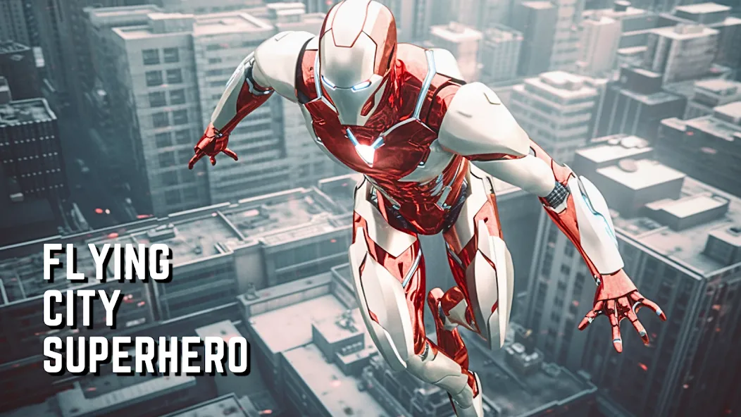 Super hero Flying iron jet man [МОД Бесконечные деньги] Screenshot 1
