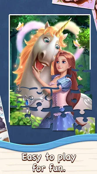 Jigsaw: Fruit Link Blast (Джигсоу) [МОД Menu] Screenshot 1