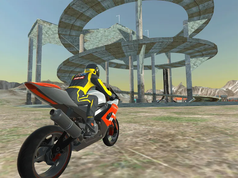 Moto bike Driving: Mega Ramp [МОД Бесконечные деньги] Screenshot 3