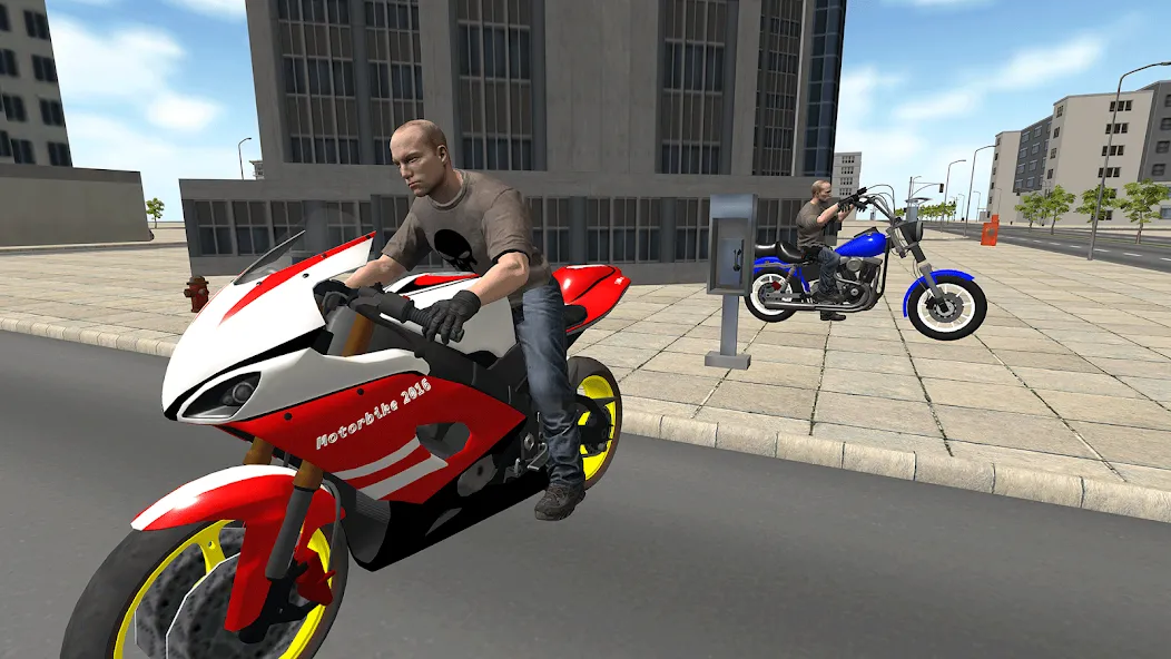Bike Driving: Police Chase [МОД Mega Pack] Screenshot 4