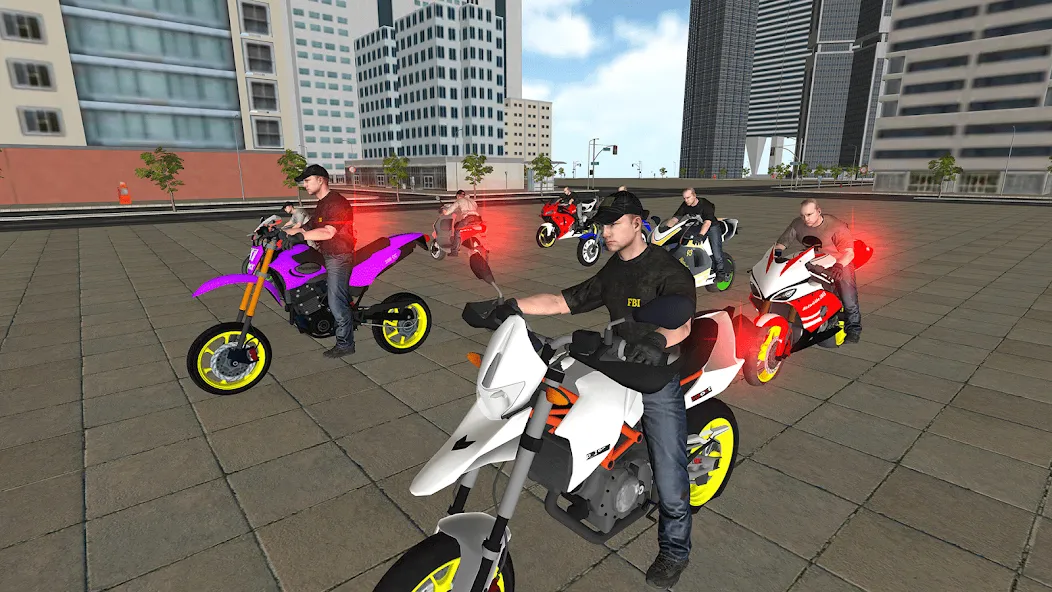 Bike Driving: Police Chase [МОД Mega Pack] Screenshot 5