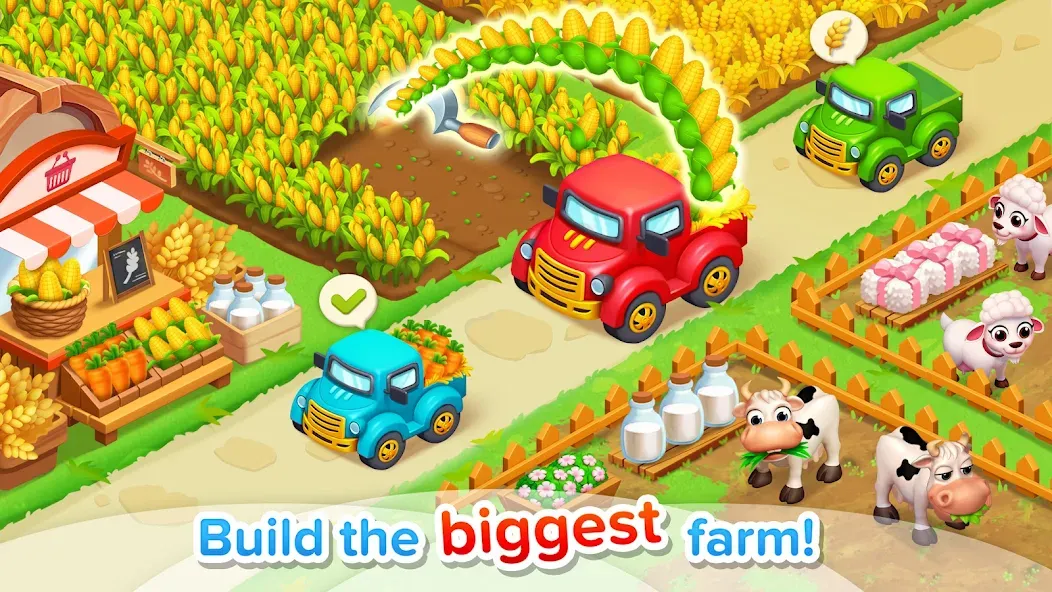 Family Farm Seaside [МОД Бесконечные монеты] Screenshot 2