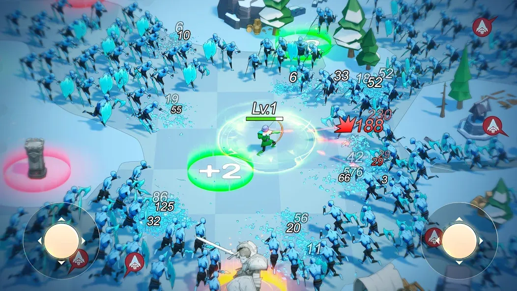 Frost & Flame: King of Avalon [МОД Бесконечные монеты] Screenshot 2