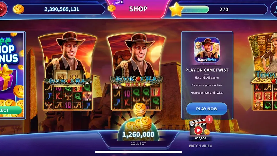 Book of Ra™ Deluxe Slot (Бук оф Ра Делюкс Слот) [МОД Menu] Screenshot 2