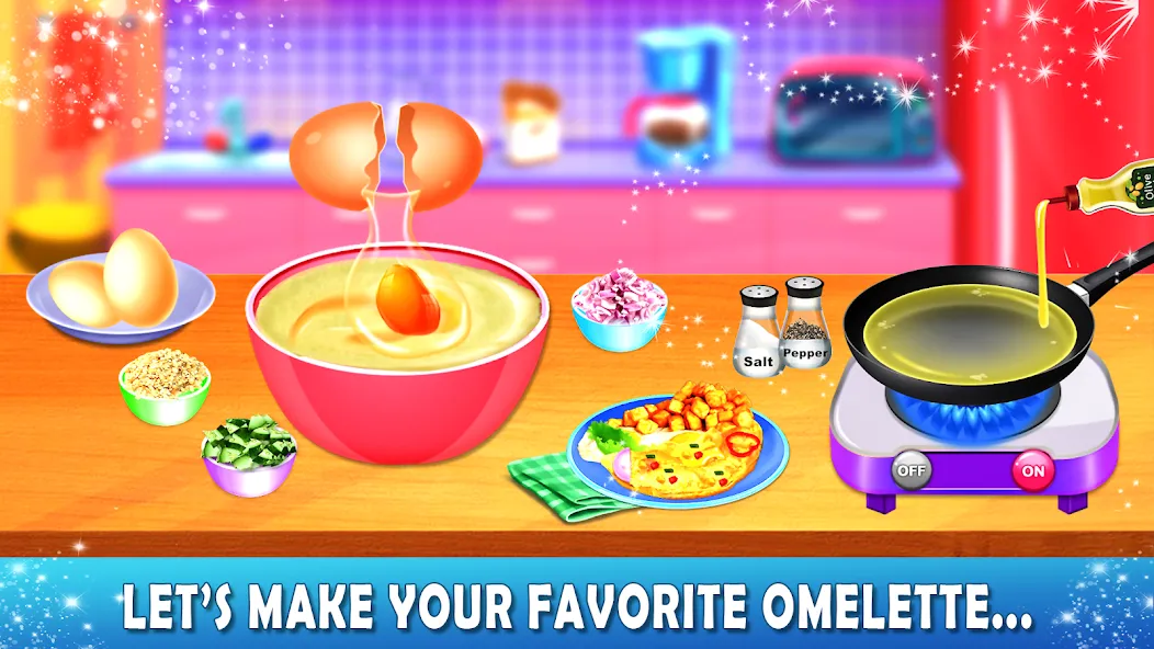 Lunch Box cooking Games 2023 (ШКОЛЬНЫЙ ОБЕД ПРИГОТОВЛЕНИЕ ПИЩИ Создание поваров) [МОД Menu] Screenshot 3