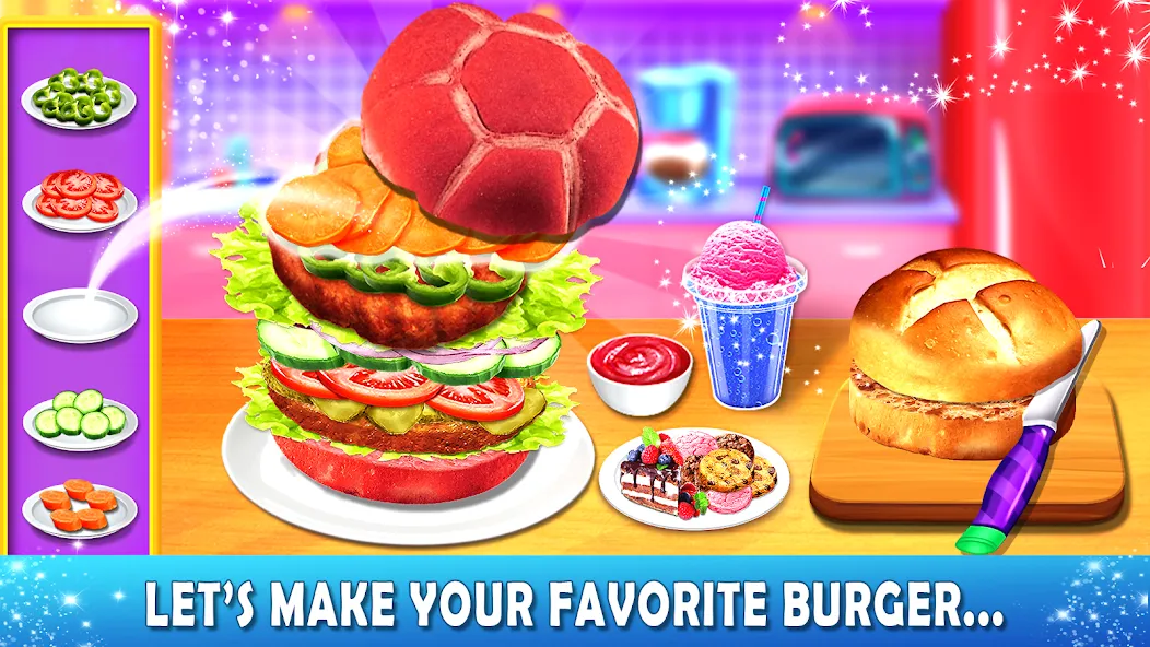 Lunch Box cooking Games 2023 (ШКОЛЬНЫЙ ОБЕД ПРИГОТОВЛЕНИЕ ПИЩИ Создание поваров) [МОД Menu] Screenshot 5