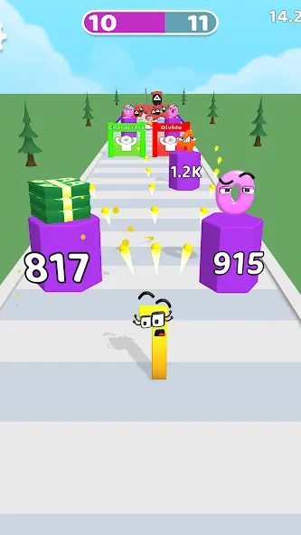 Merge Number Run (Мрдж Намбер Ран) [МОД Много денег] Screenshot 5