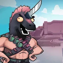 Скачать взломанную Fury Wars online shooter games (Фьюри Варс)  [МОД Unlimited Money]