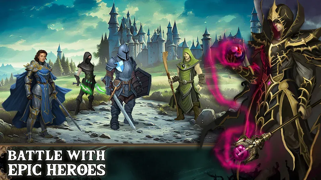 Demon God: Turn-Based Strategy (Херо Квест) [МОД Много денег] Screenshot 3