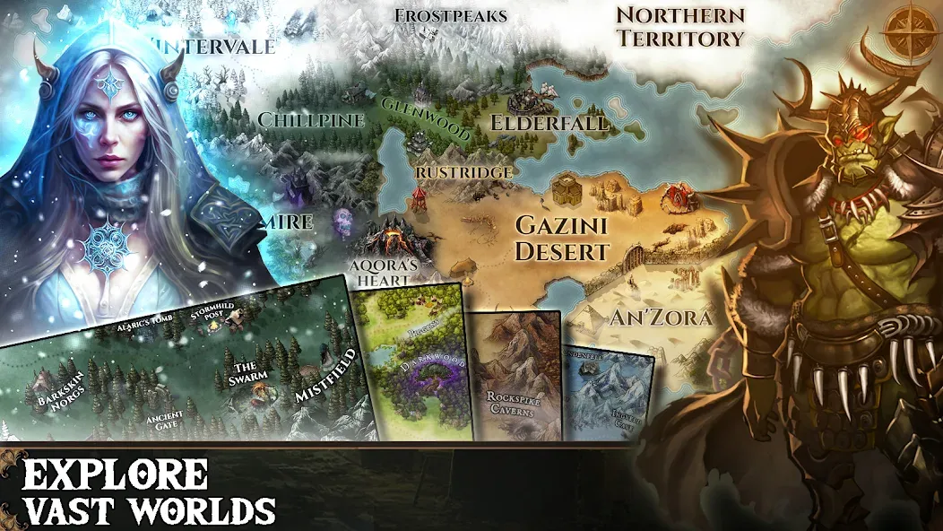 Demon God: Turn-Based Strategy (Херо Квест) [МОД Много денег] Screenshot 4