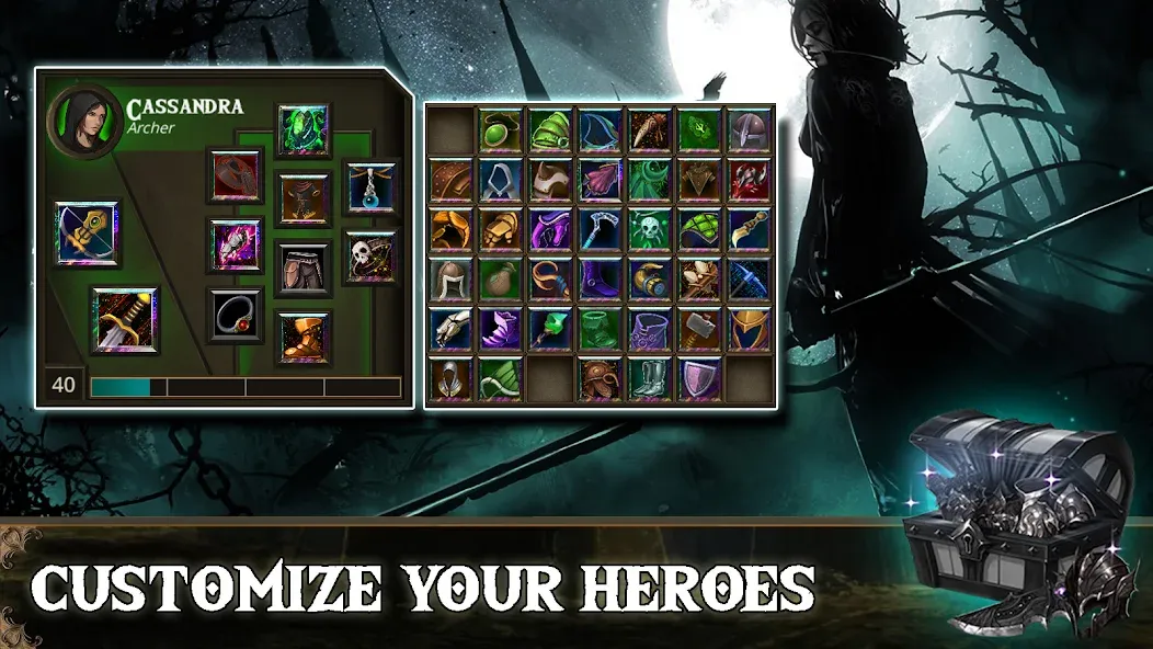 Demon God: Turn-Based Strategy (Херо Квест) [МОД Много денег] Screenshot 5