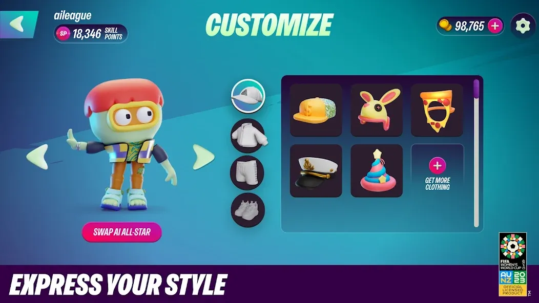 FIFA World Cup AI League (ФИФА Ворлд Кап ИИ Лига) [МОД Бесконечные деньги] Screenshot 4