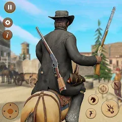 Взлом West Cowboy Shooting Games 3D  [МОД Бесконечные деньги]