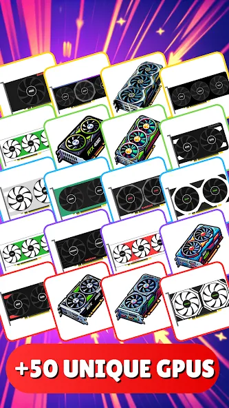 Gpu Tycoon Clicker : Game 2.0 (Гпу Тайкун Кликер) [МОД Unlimited Money] Screenshot 2