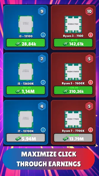 Gpu Tycoon Clicker : Game 2.0 (Гпу Тайкун Кликер) [МОД Unlimited Money] Screenshot 5