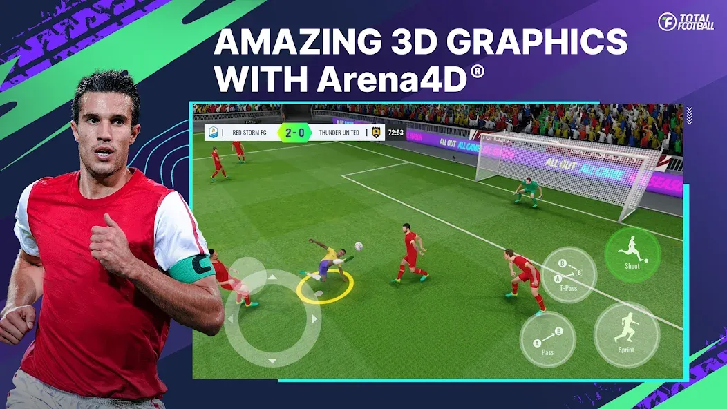 Total Football (Тотал Футбол) [МОД Много денег] Screenshot 1