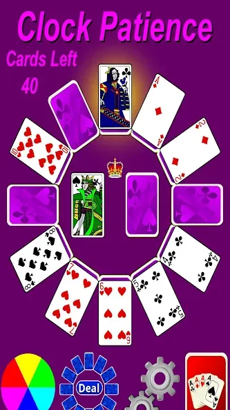 Clock Patience Solitaire (Клок Пэйшенс Солитер) [МОД Unlocked] Screenshot 1