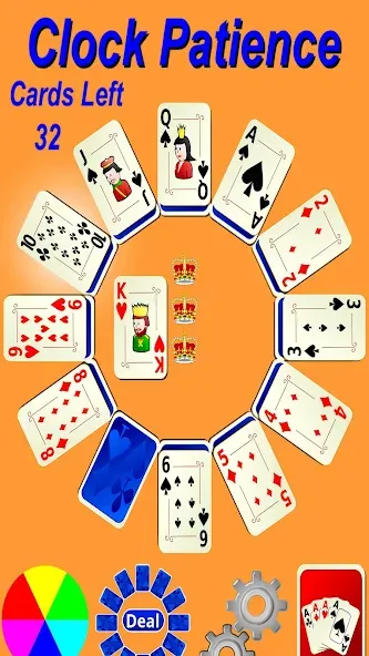 Clock Patience Solitaire (Клок Пэйшенс Солитер) [МОД Unlocked] Screenshot 2