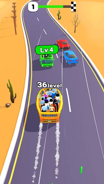 Level Up Bus (Левел Ап Бас) [МОД Menu] Screenshot 3