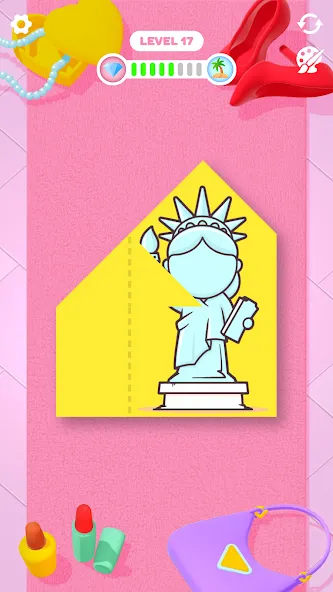 Paper Fold (Пэйпер Фолд) [МОД Unlimited Money] Screenshot 3