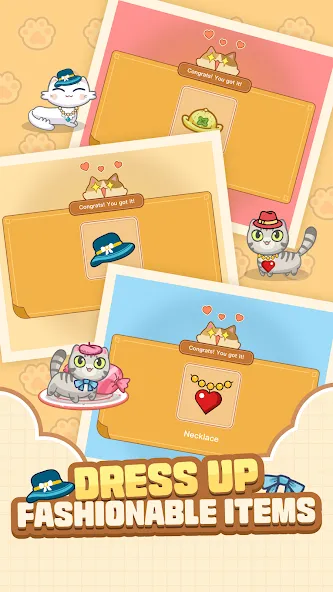 Cat Time - Cat Game, Match 3 (Кэт Тайм) [МОД Бесконечные монеты] Screenshot 4