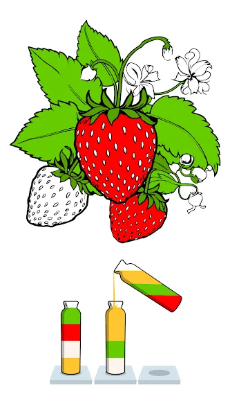 Sort Paint: Water Sort Puzzle (Сорт Пэйнт) [МОД Mega Pack] Screenshot 1