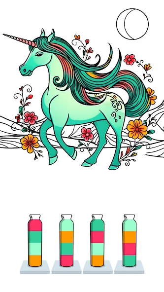 Sort Paint: Water Sort Puzzle (Сорт Пэйнт) [МОД Mega Pack] Screenshot 4