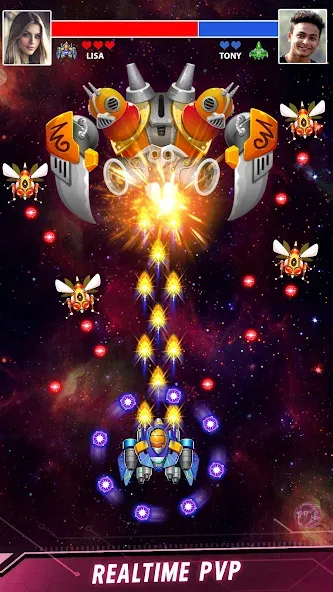 Space shooter - Galaxy attack (Спейс шутер) [МОД Unlimited Money] Screenshot 3