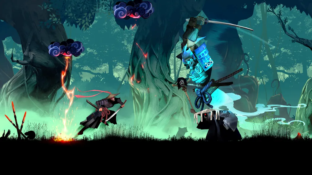 Kaz Warrior 2: Warzone & RPG (Ниндзя Воин 2) [МОД Бесконечные монеты] Screenshot 3