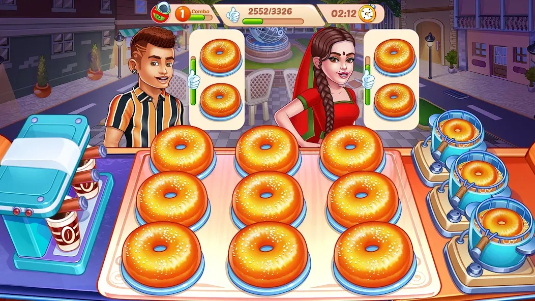 American Cooking Star Games (Американская звезда кулинарии) [МОД Бесконечные монеты] Screenshot 1