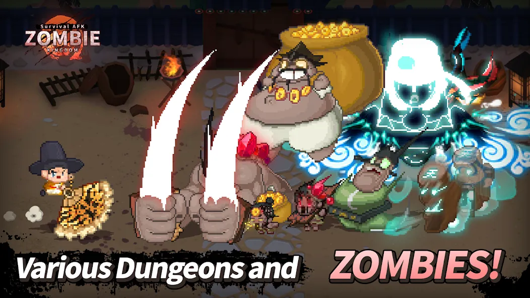 ZOMBIE Kingdom : Idle RPG (ЗОМБИ Кингдом) [МОД Меню] Screenshot 3