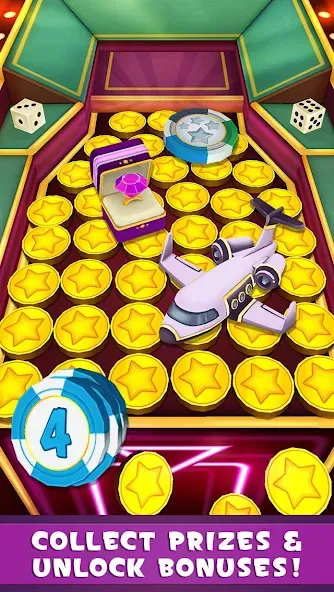 Coin Dozer: Casino (Коин Дозер) [МОД Все открыто] Screenshot 2