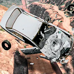 Взломанная Car Crash Car Test Simulator  [МОД Все открыто]