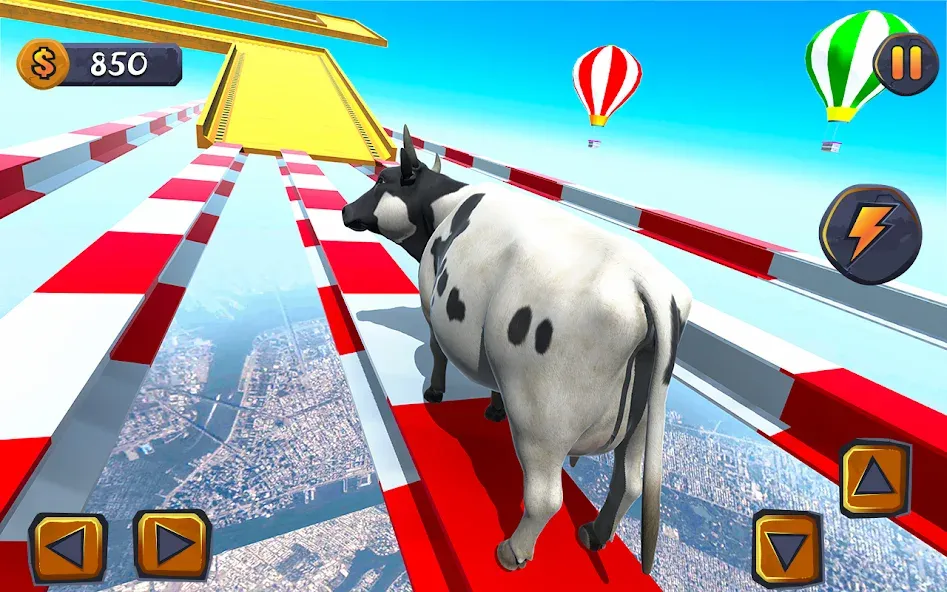 Epic Cow Ramp Rush Run Game [МОД Mega Pack] Screenshot 1
