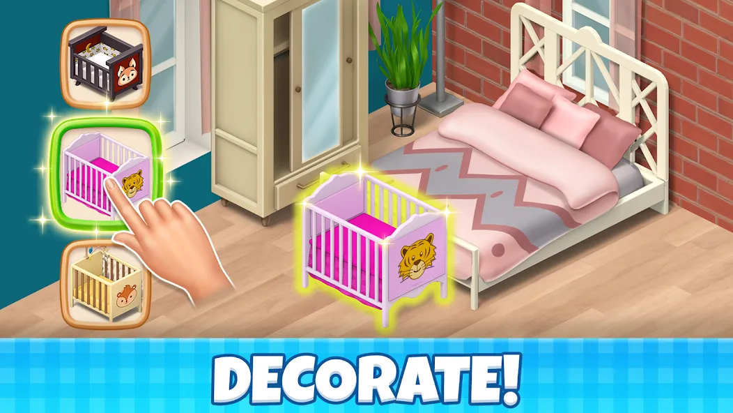 Manor Cafe - Match 3 Puzzle (Манор Кафе) [МОД Unlimited Money] Screenshot 2