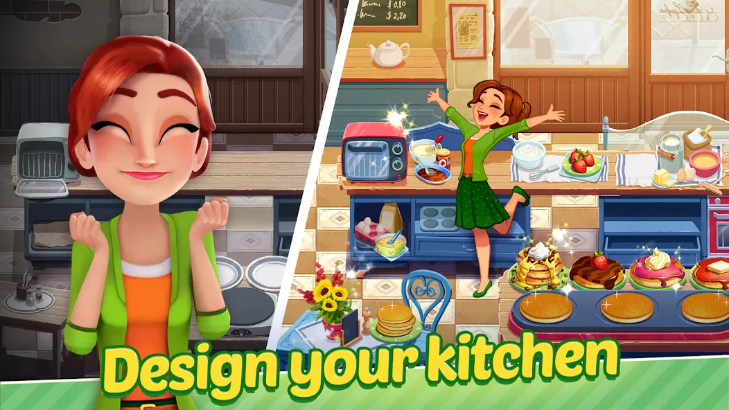 Delicious World - Cooking Game (Делишес Ворлд) [МОД Все открыто] Screenshot 1
