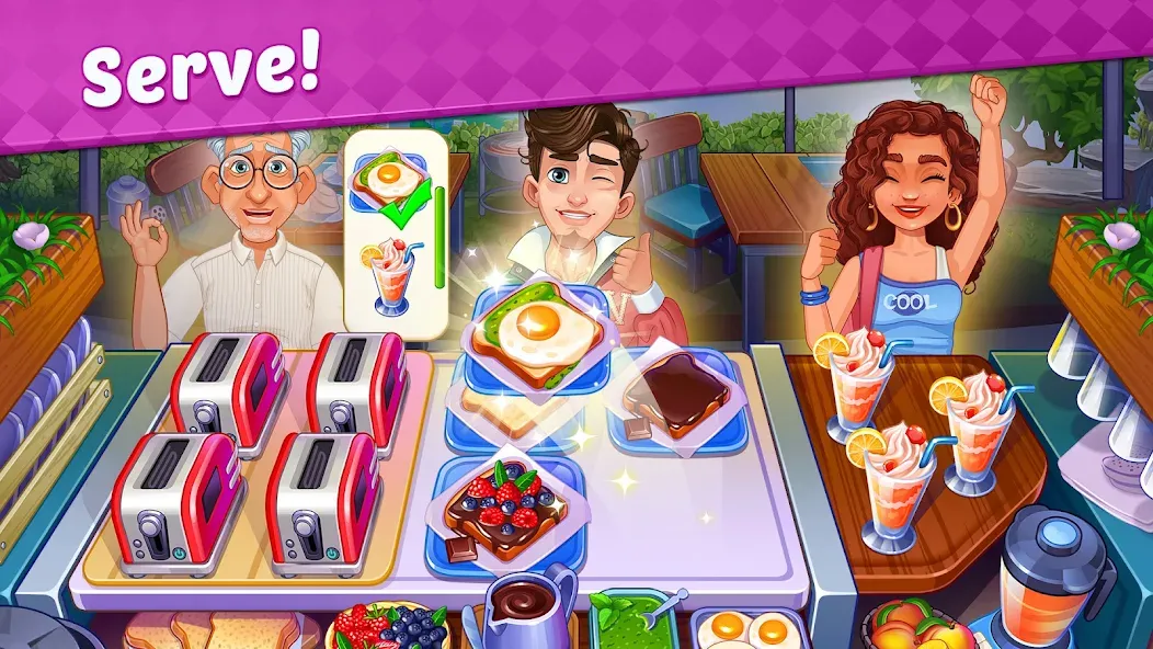 My Cafe Shop : Cooking Games (Мой Кафе Шоп) [МОД Много денег] Screenshot 3