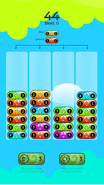 3D Number Block Puzzle Game (Намбер Мерджер) [МОД Бесконечные монеты] Screenshot 1