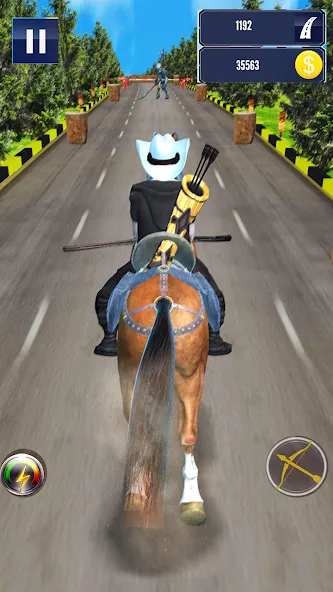 Cowboy Horse Run [МОД Много денег] Screenshot 2