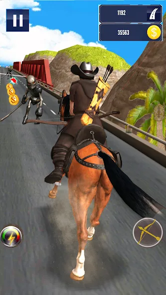Cowboy Horse Run [МОД Много денег] Screenshot 4