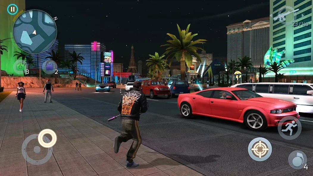 Gangstar Vegas: World of Crime (Гангстар Вегас) [МОД Menu] Screenshot 1